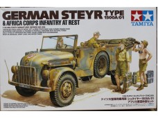 田宮 TAMIYA German Steyr Type 1500A/01 & Africa Corps Infantry At Rest 1/35 NO.35305 (固叫)